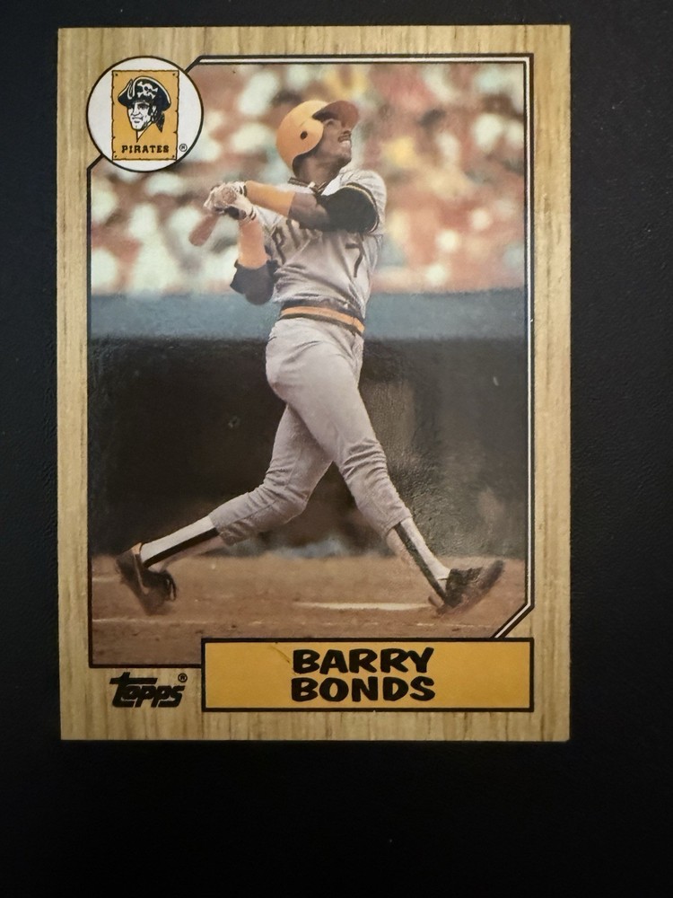 True Multiple Error Card 1987 Topps Barry Bonds #320 Rookie Card  More cards ￼