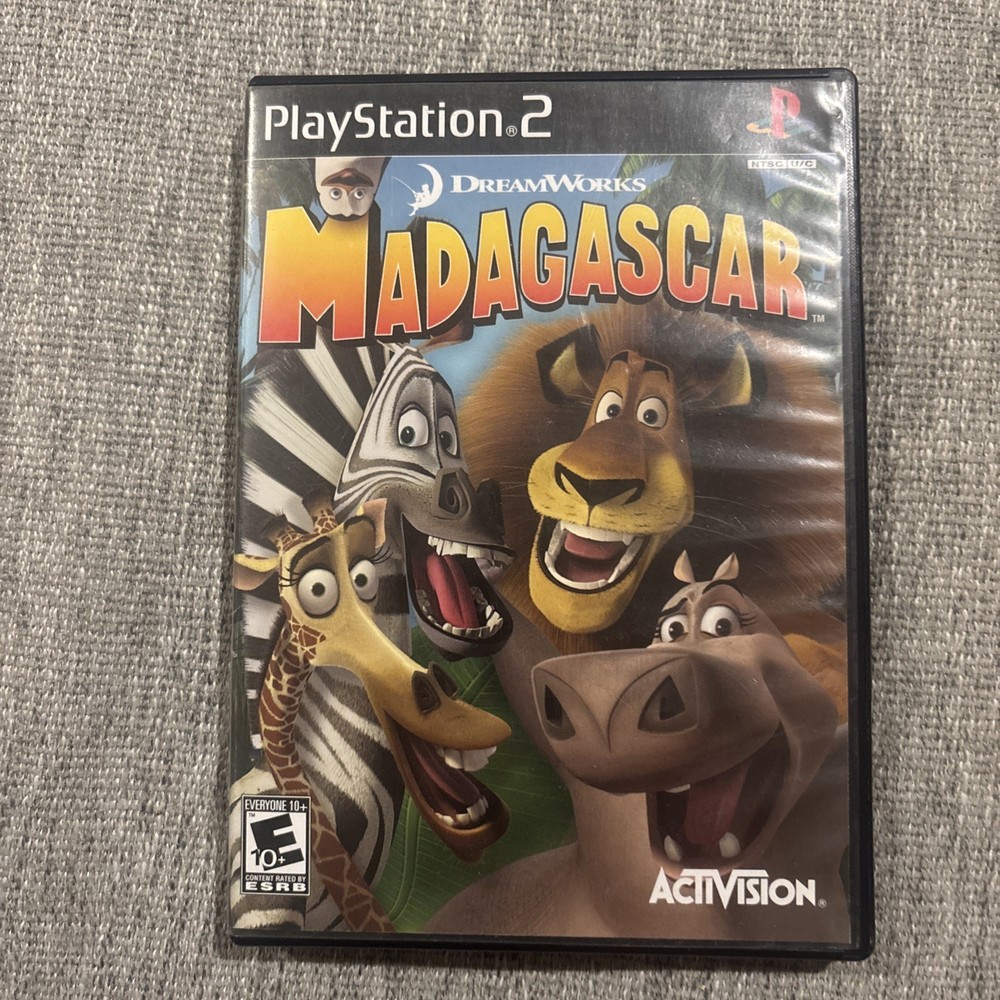 Madagascar (Sony PlayStation 2, 2005) CIB Tested & Working PS2