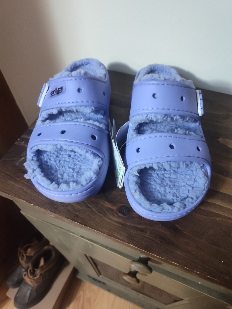 Purple Crocs Unisex Woman's 9 Mens 7
