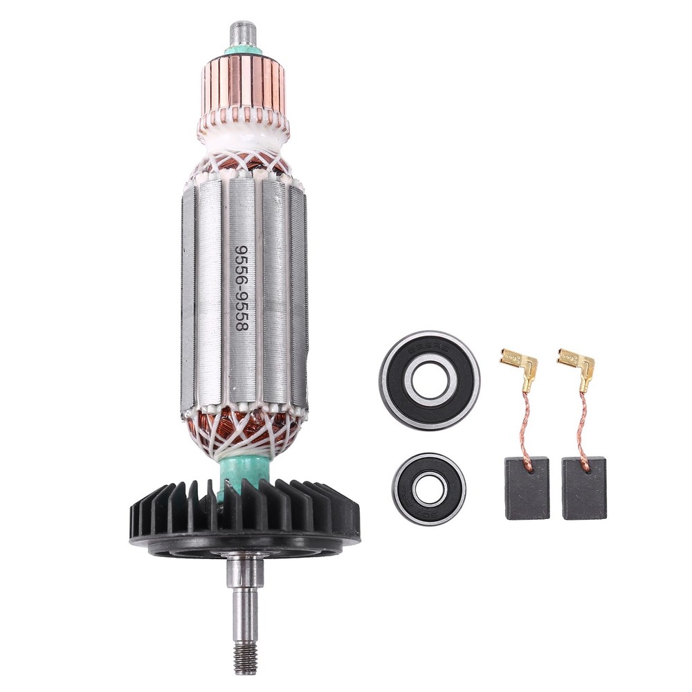 Replacement 220-240V Rotor Armature for Bosch Angle Grinder 9556 9557 9558 9541