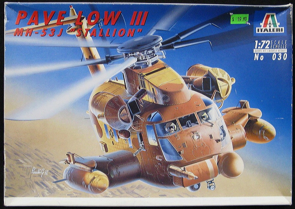 1/72 Italeri SIKORSKY MH-53J STALLION PAVE LOW III Helicopter *MINT*