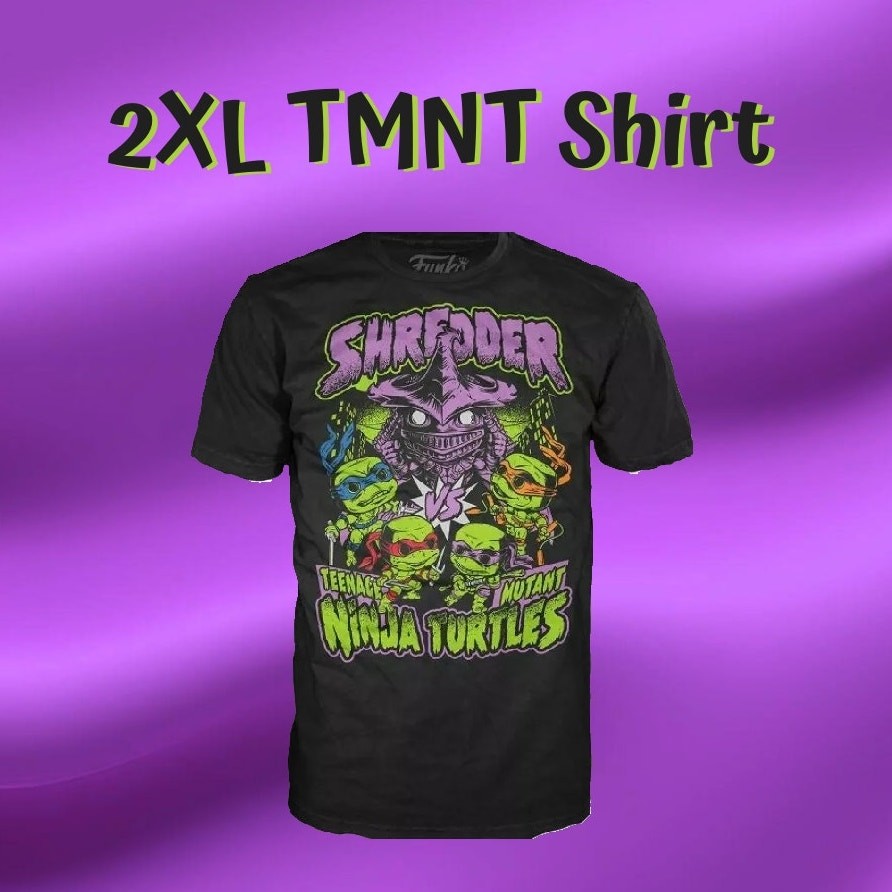 TMNT Teenage Mutant Ninja Turtles Shredder Funko Pop T-Shirt Size 2XL