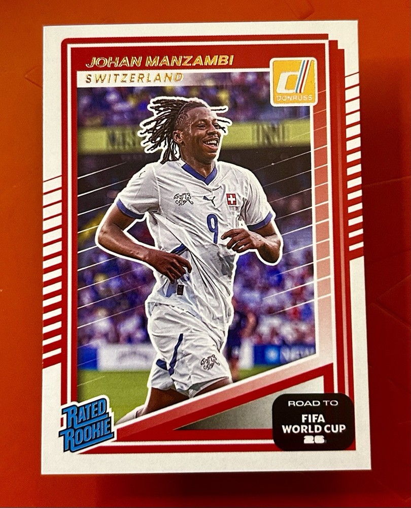 2025-26 Donruss Road to FIFA World Cup Rated Rookie Johan Manzambi #250