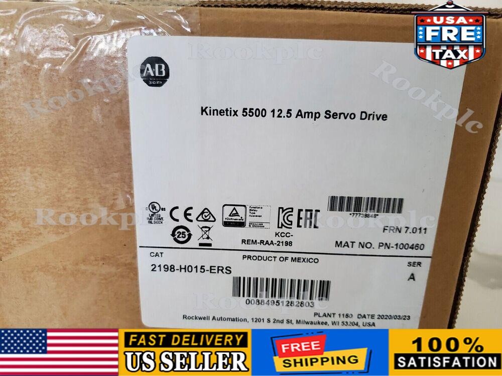 Allen-Bradley 2198-H015-ERS / A New Factory Sealed Kinetix 5500 AC Servo Drive