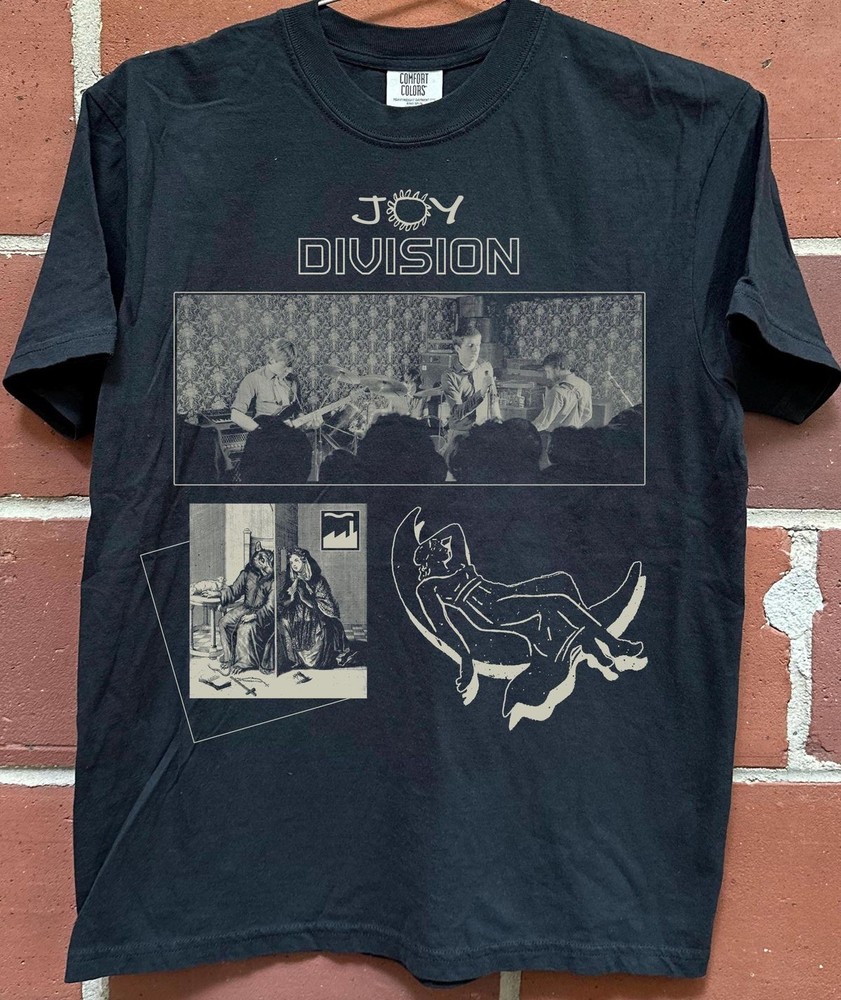 Vtg Joy Division band 90s Remake Design Basic Style T shirt Unisex NH27403