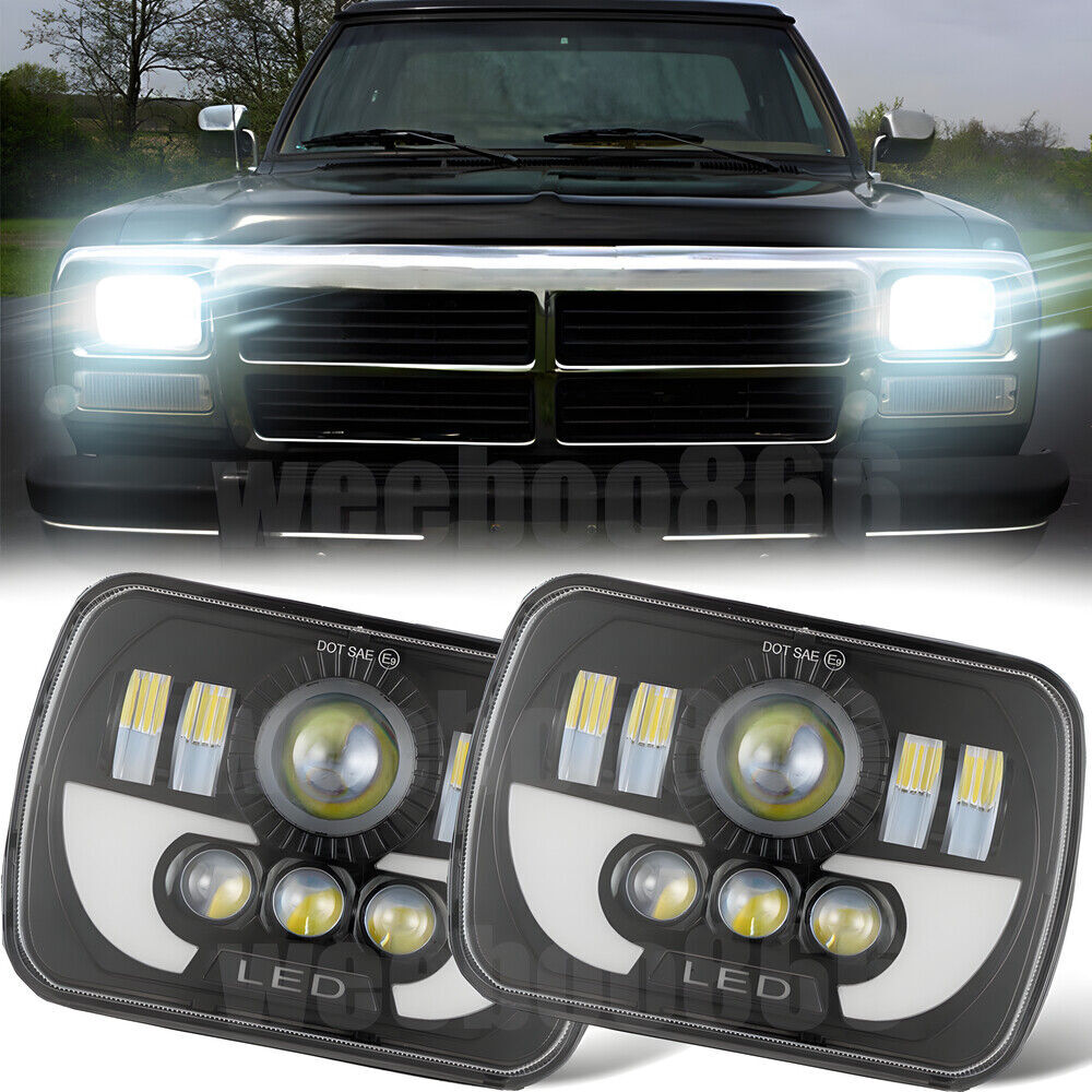 For Dodge W150/250/350 D100/150/250/350 Ramcharger Pair 5x7