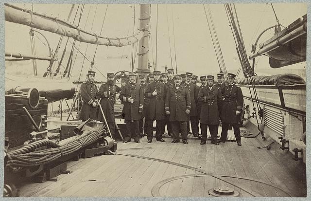 Photo:Officers of U.S.S. Kearsarge