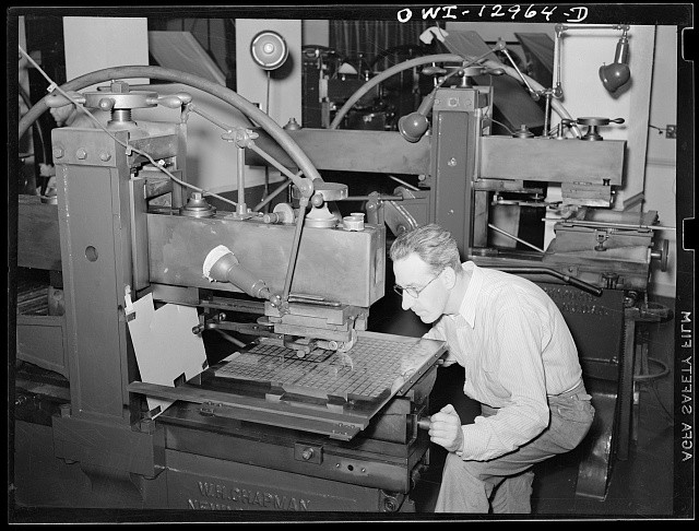 Washington DC 1938 Siderographer Bureau of Engraving Printing die plate