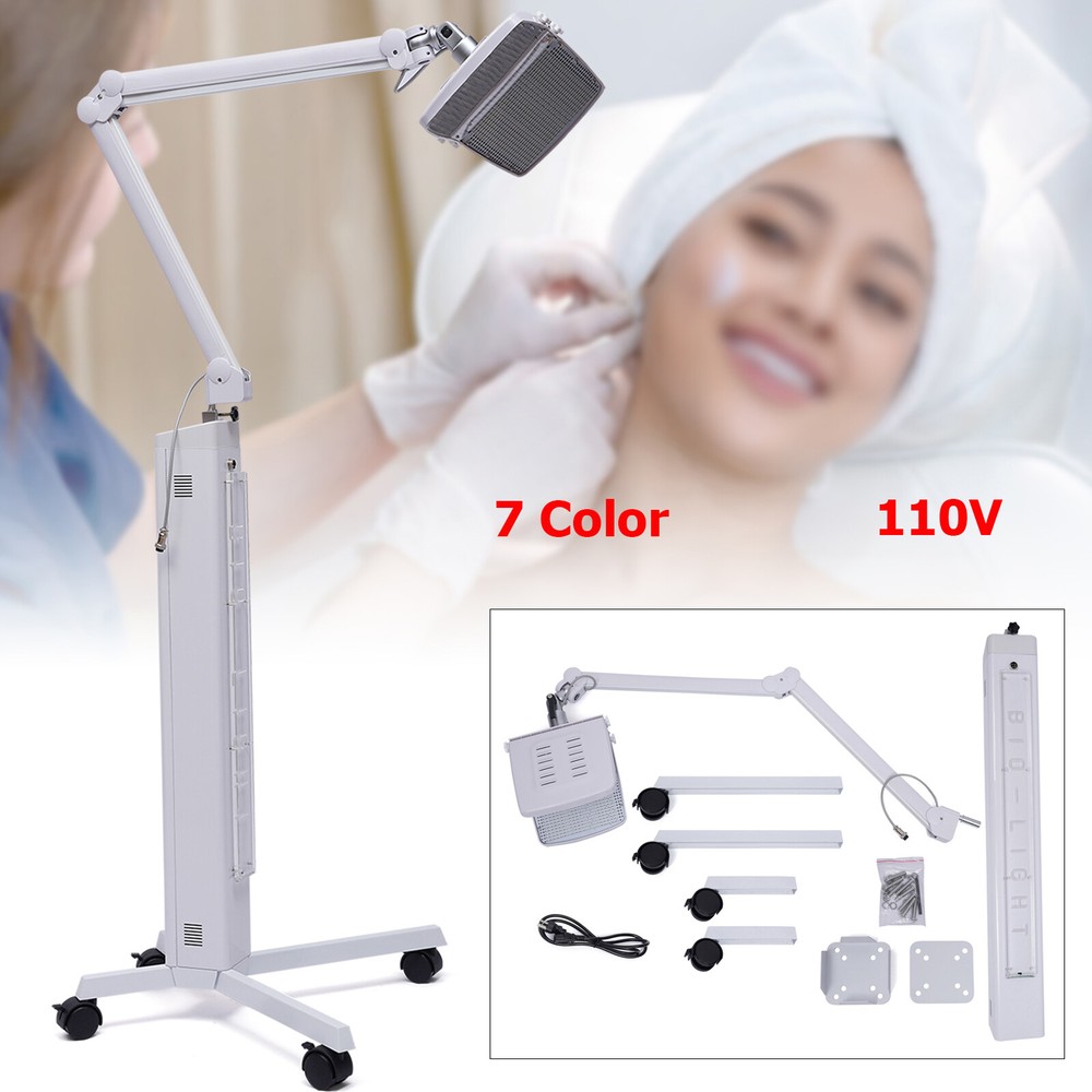 Professional 7 Color LED Facial Photon Light Therapy PDT Lamp Beauty Skin Device