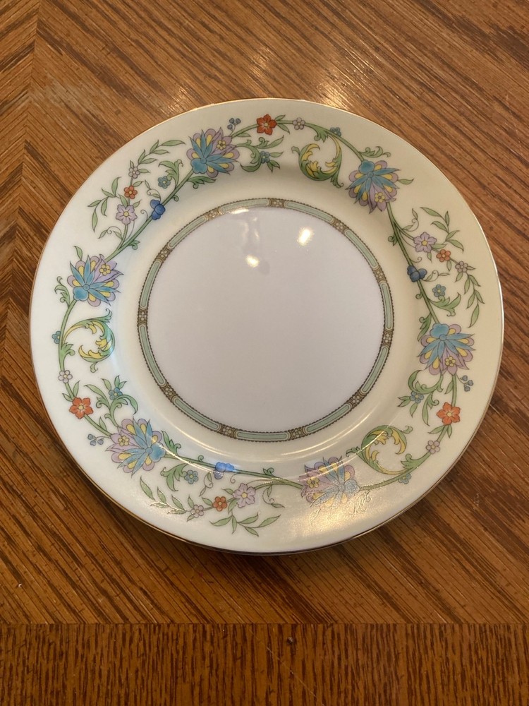 Noritake China Norwich 5042 Gold Trim Dessert Plate ~6.4