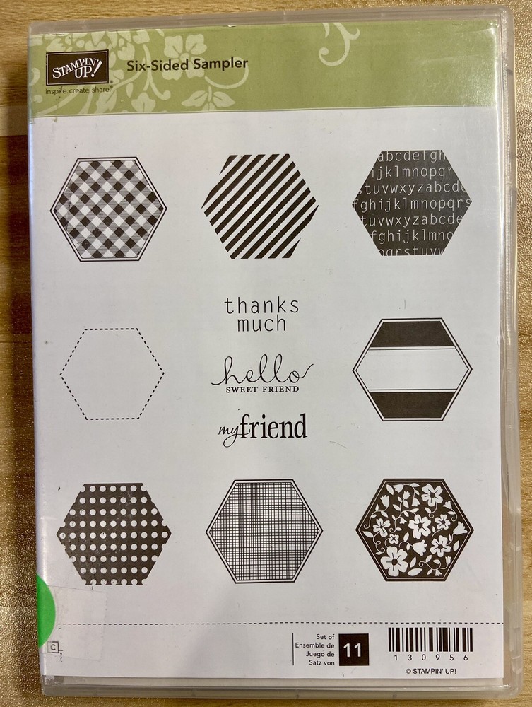 Stampin'Up! SIX SIDED SAMPLER Rubber stamp set