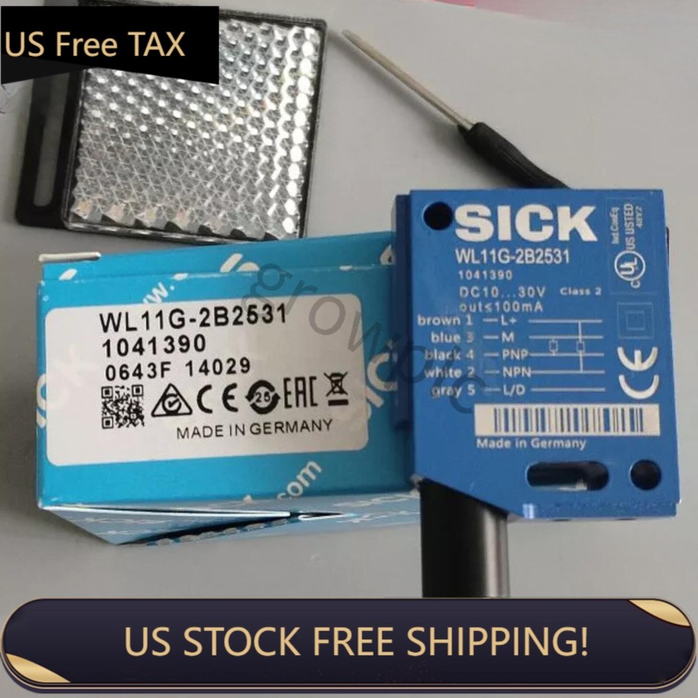 NEW SICK WL11G-2B2531 1041390 WL11G2B2531 Photoelectric Retro-reflective Sensor
