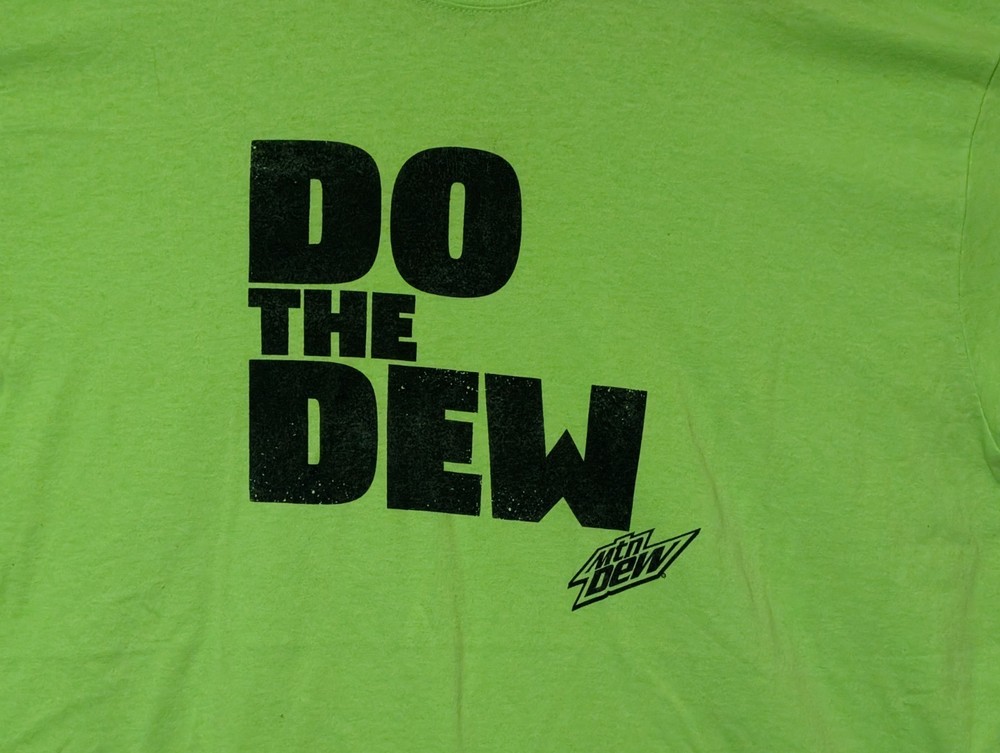 Mountain Dew Men's T-shirt Bright Green 