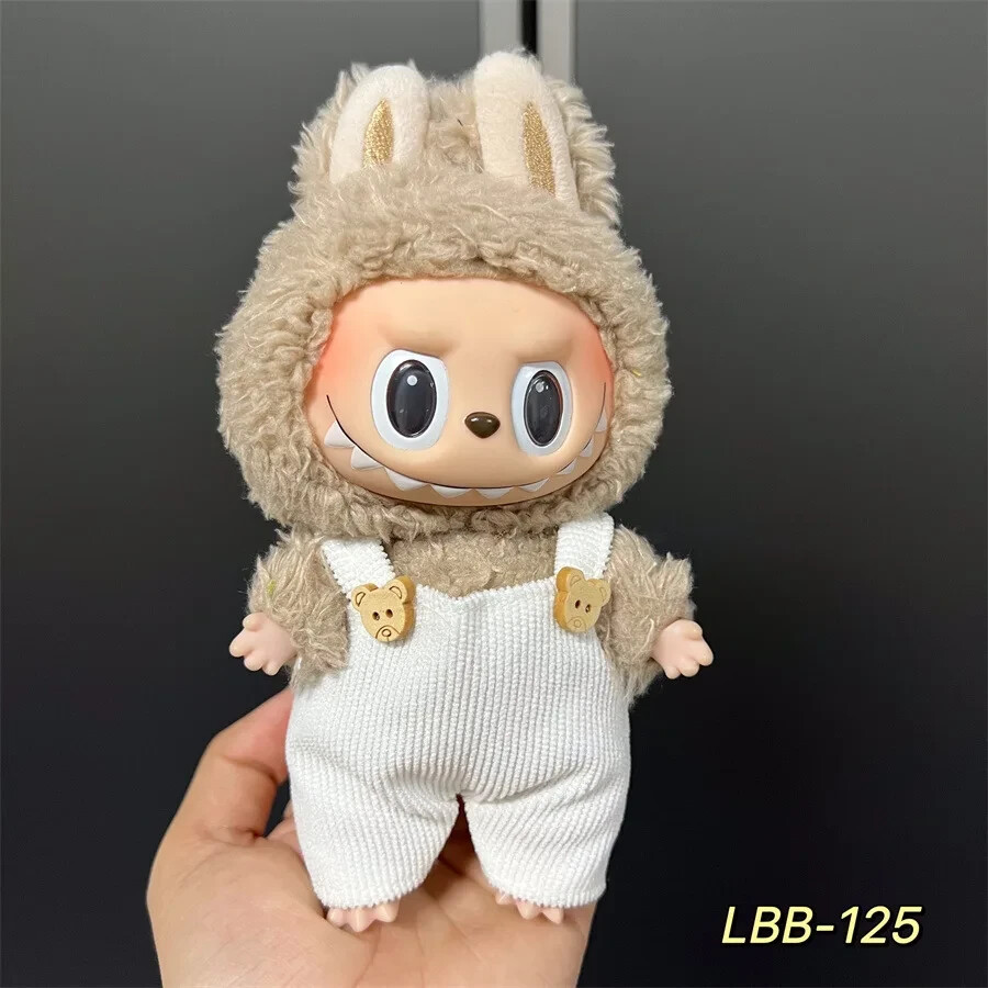 Labubu Mini Clothes Set - Modern Fashion Outfits Handmade for Display