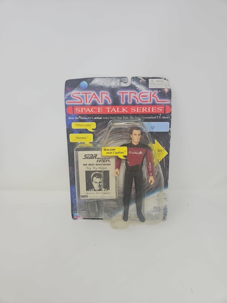 Star Trek Space Talk Series Q Action Figure Playmates Toys Brand New