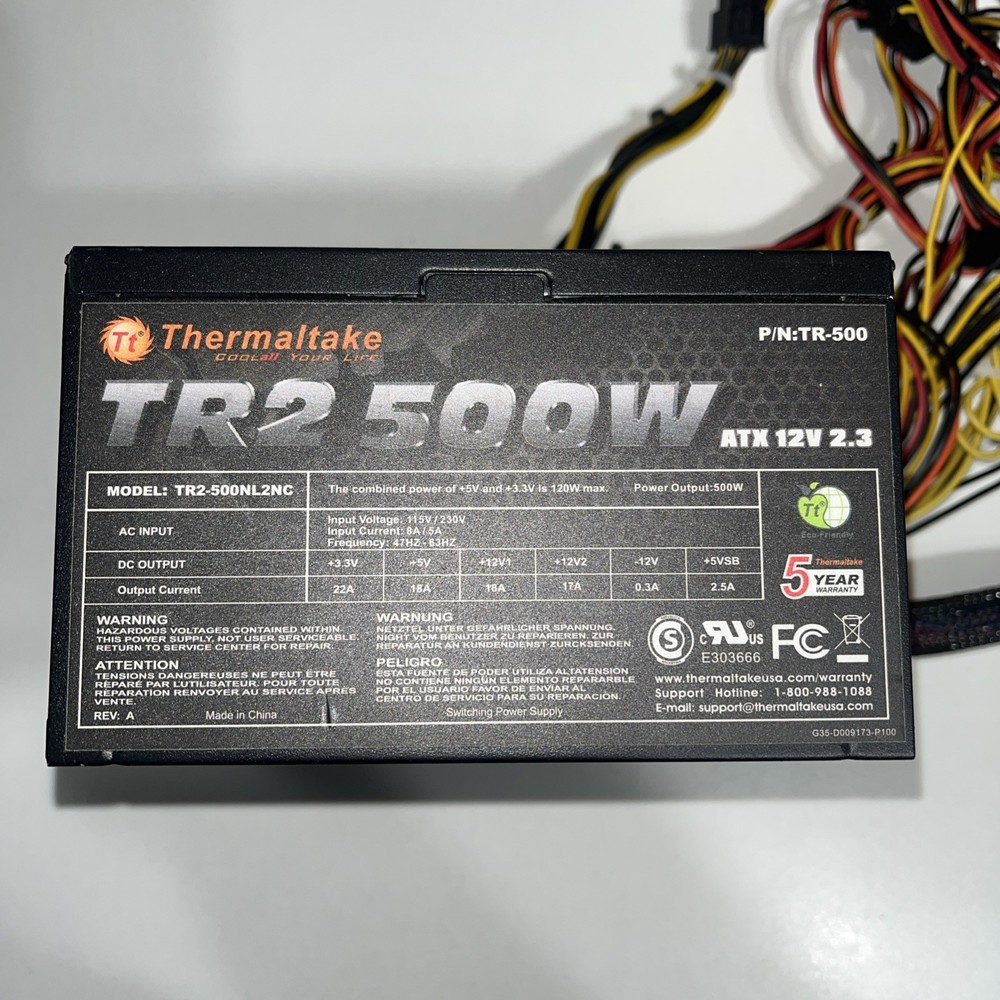 Thermaltake TR2 500W Power Supply