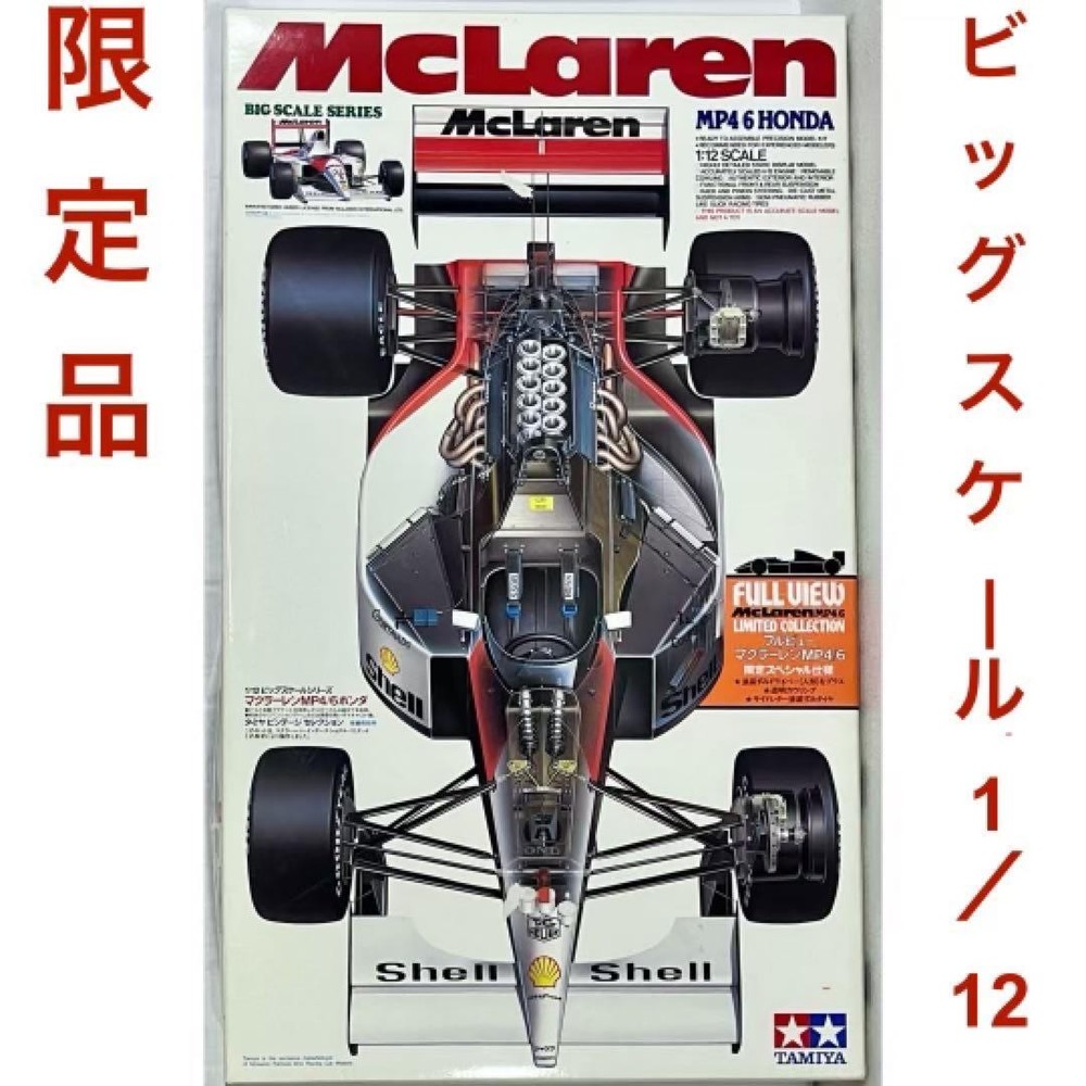 MacLaren MP4/6 HONDA 1/12 TAMIYA SENA with doll #d91689