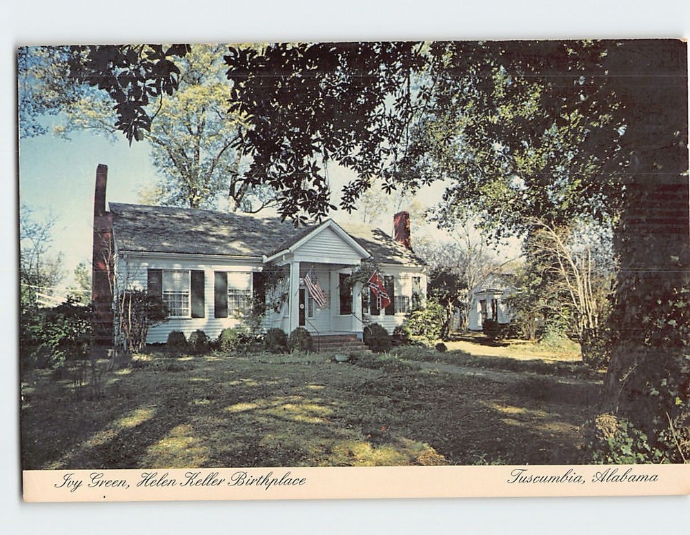 Postcard Ivy Green Helen Keller Birthplace Tuscumbia Alabama USA