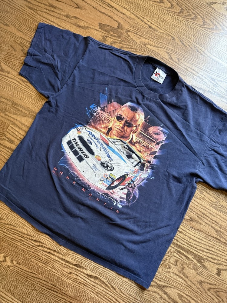 Mark Martin Nascar Graphic Tee On The Chase Authentics Tag Size XXL