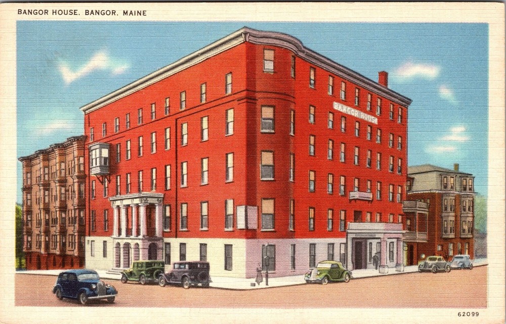 Bangor ME-Maine, Bangor House, Exterior, Vintage Postcard