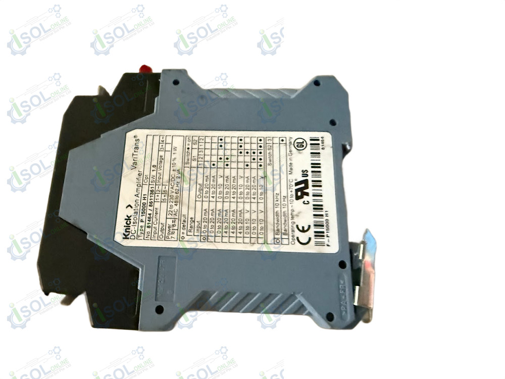 Knick VariTrans P 15000 H1 Universal DC Isolation Amplifier Signal Conditioner