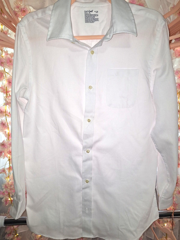 Boys white collar shirt size 14 husky XL