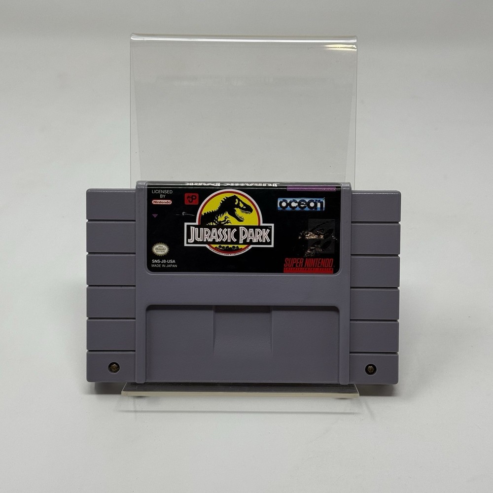 Jurassic Park (Super Nintendo SNES, 1993) Authentic Tested Cartridge Only