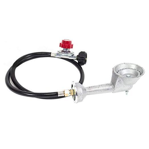 GasOne 50200+2109 High Pressure Cast-Iron Round Burner Head with Brass Fitting