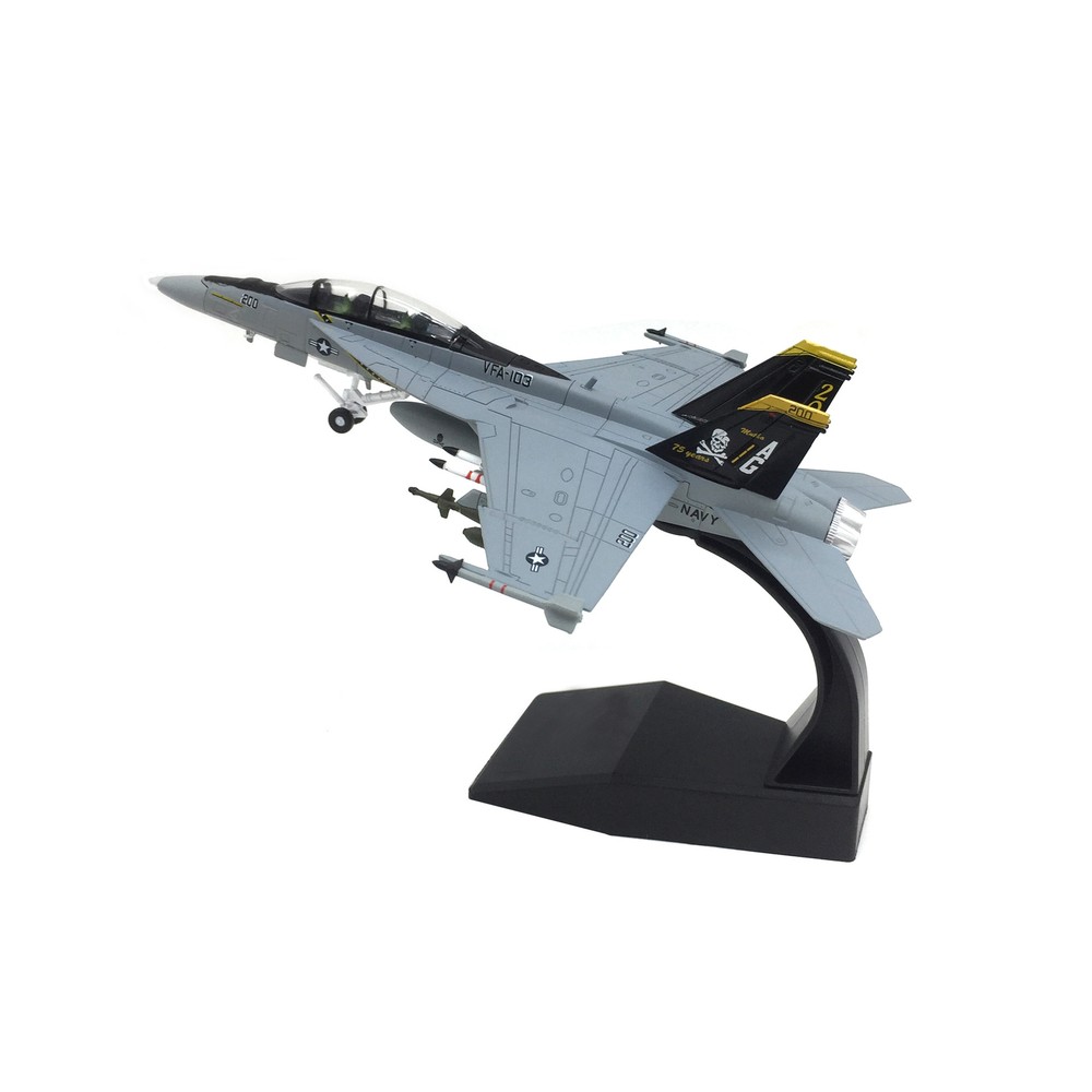 1/100 American Hornet F/A-18B Fighter Aircraft Airplane Model Military Ornaments