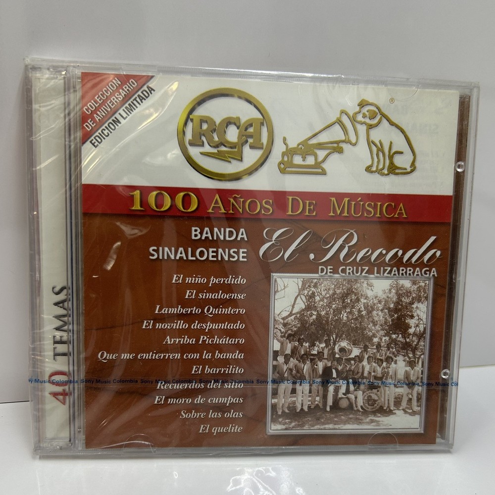100Anos De Musica Banda Sinaloense El Recodo De Cruz Lizarraga Cd
