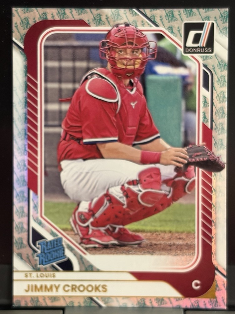 2026 Donruss Baseball Liberty Foil Parallel Rated Rookie Jimmy Crooks