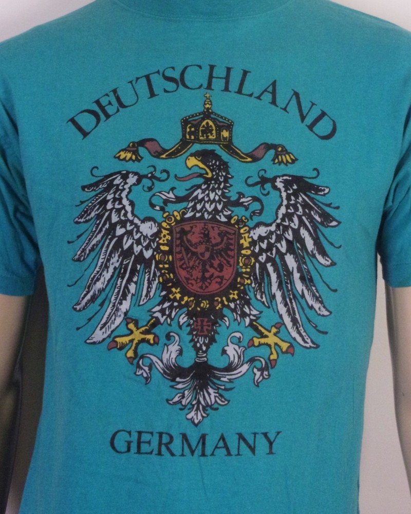 vintage 80s 90s single stitch Deutschland Germany T-Shirt soft SZ M