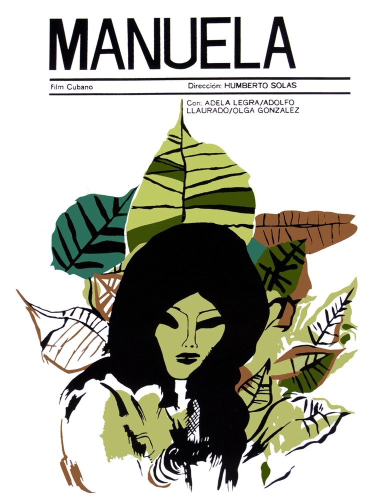 Manuela Cuban film wall Decoration Poster.Graphic Art Interior design. 3515