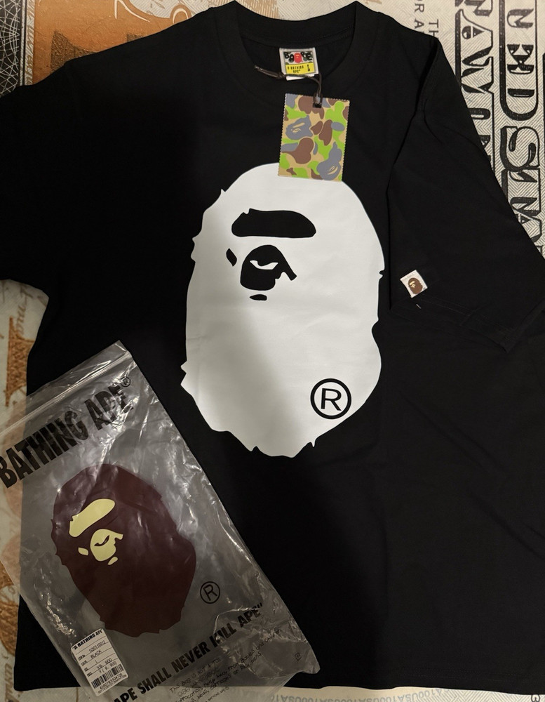 Bape T-Shirt Black Ape