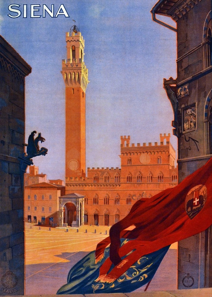 Decoration Poster.Home Room Interior design.Travel Italy.Siena.6549