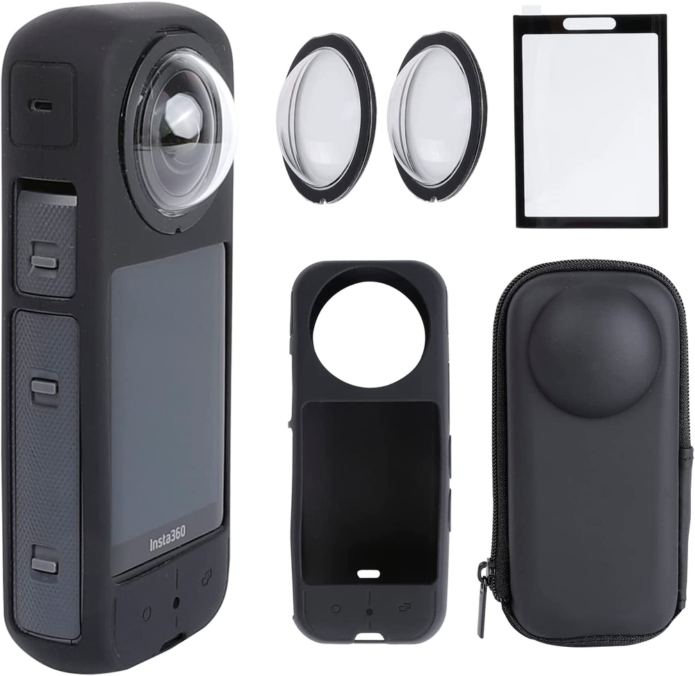 Pellking Camera Protective Accessories Kit for Insta360 X3, Insta 360 X3 Bundle