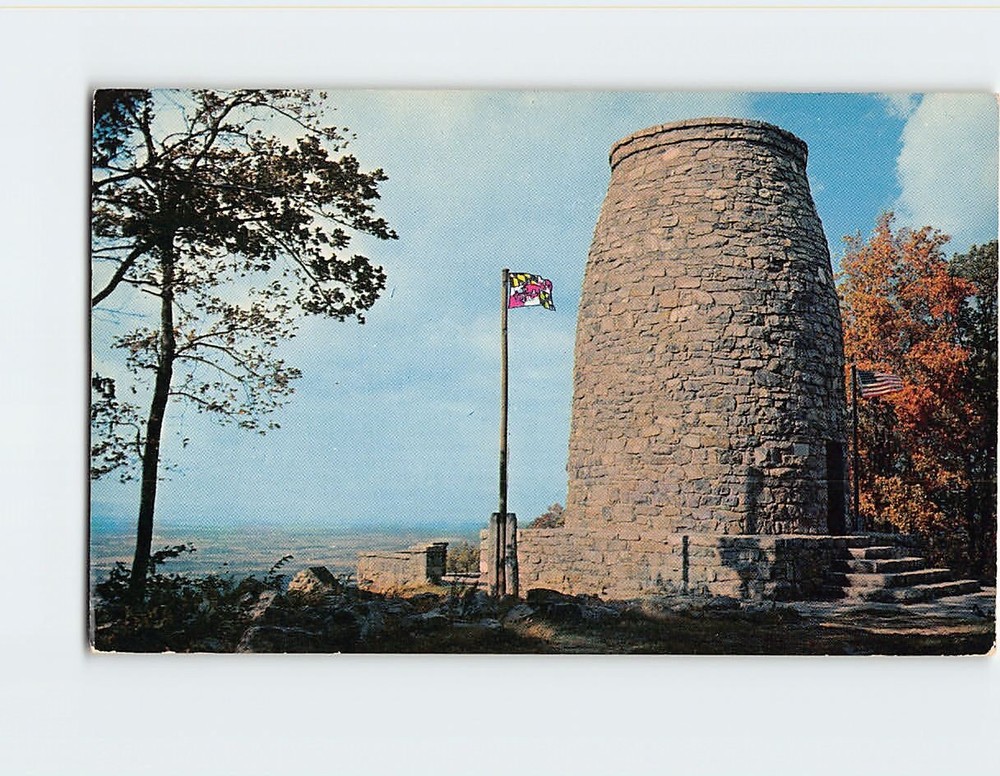 Postcard First Monument to George Washington Boonsboro Maryland USA