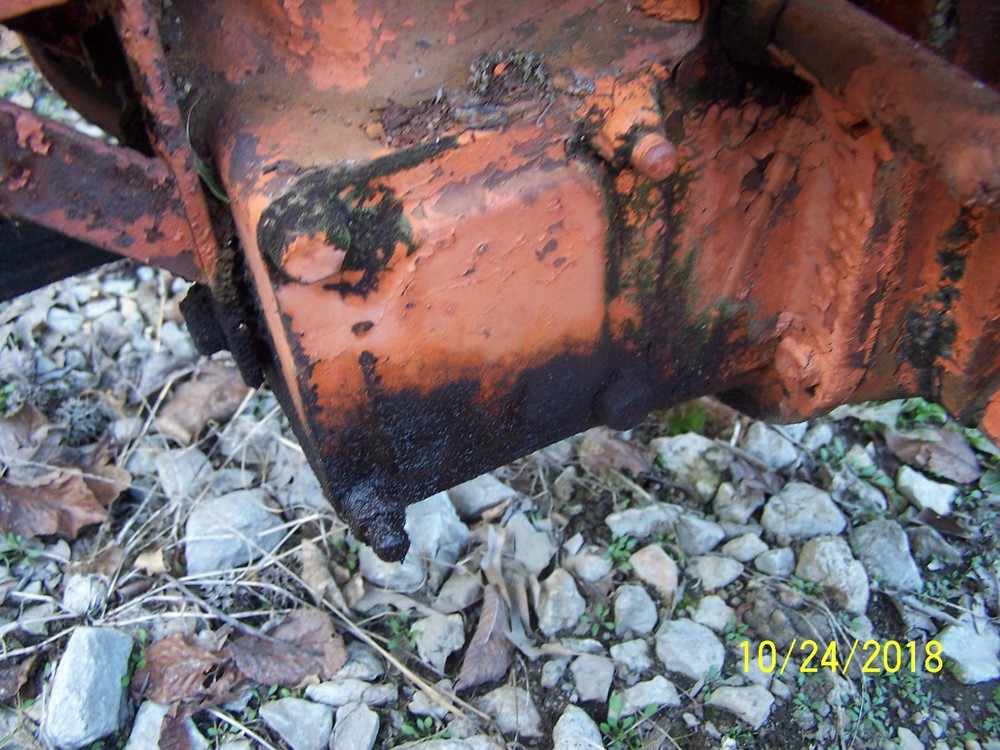 AC Allis Chalmers B & C Tractor Hydraulic Pump Mount Cover Plate-image