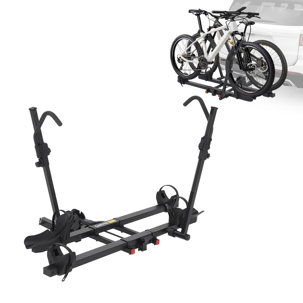 Bike Rack for Car, 200 LBS Hitch Bike Rack, 2 E-Bike Racks with 2'' Receiver