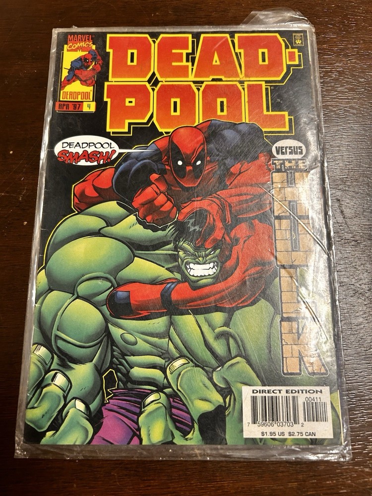 Marvel Comics Deadpool #3 & #4 Hulk Siryn Modern Age Vintage Comic 1997 Direct