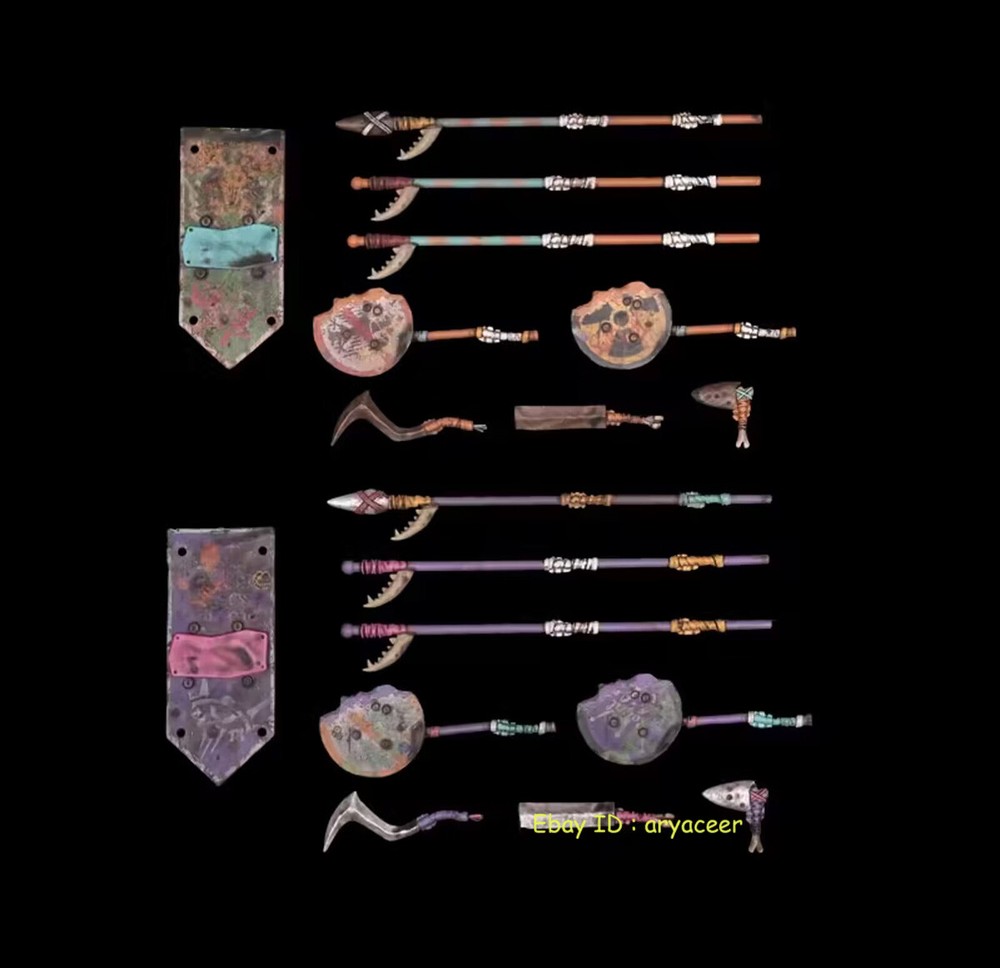 Acid Rain World FAV-AP17 Soil Ghost Hidden Sands Weapon Set 1/18 Model In Stock-image