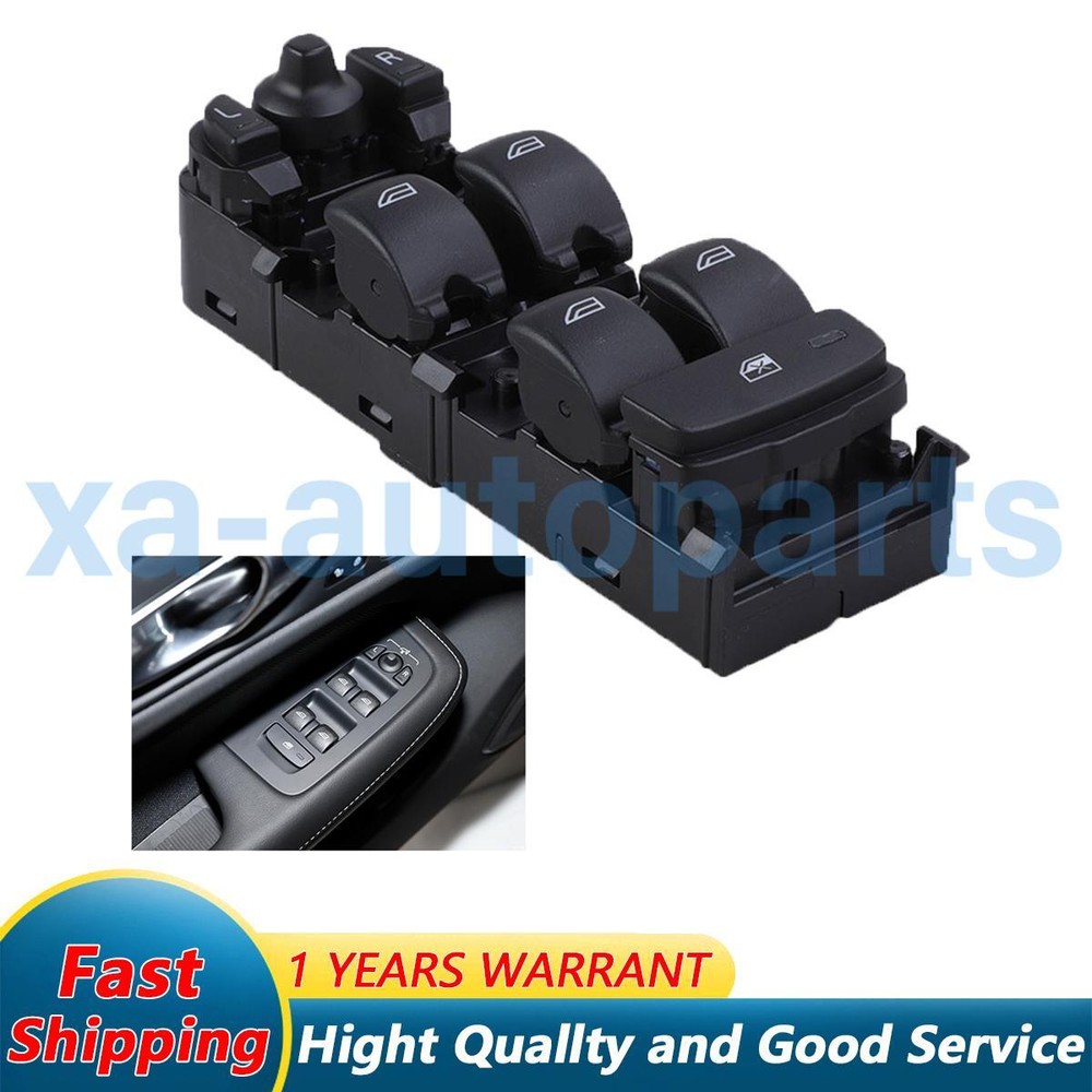 Left Door Master Power Window Switch 31433406 for Volvo XC60 S60 S90 V90 XC90