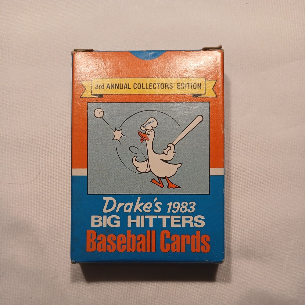 Drakes 1983 Big Hitters Complete Set -Baseball Cards - 33 Card Set