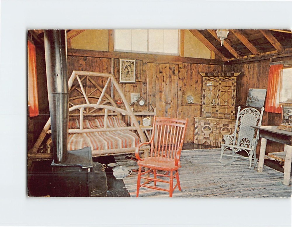 Postcard Adirondack Museum Blue Mountain Lake New York USA
