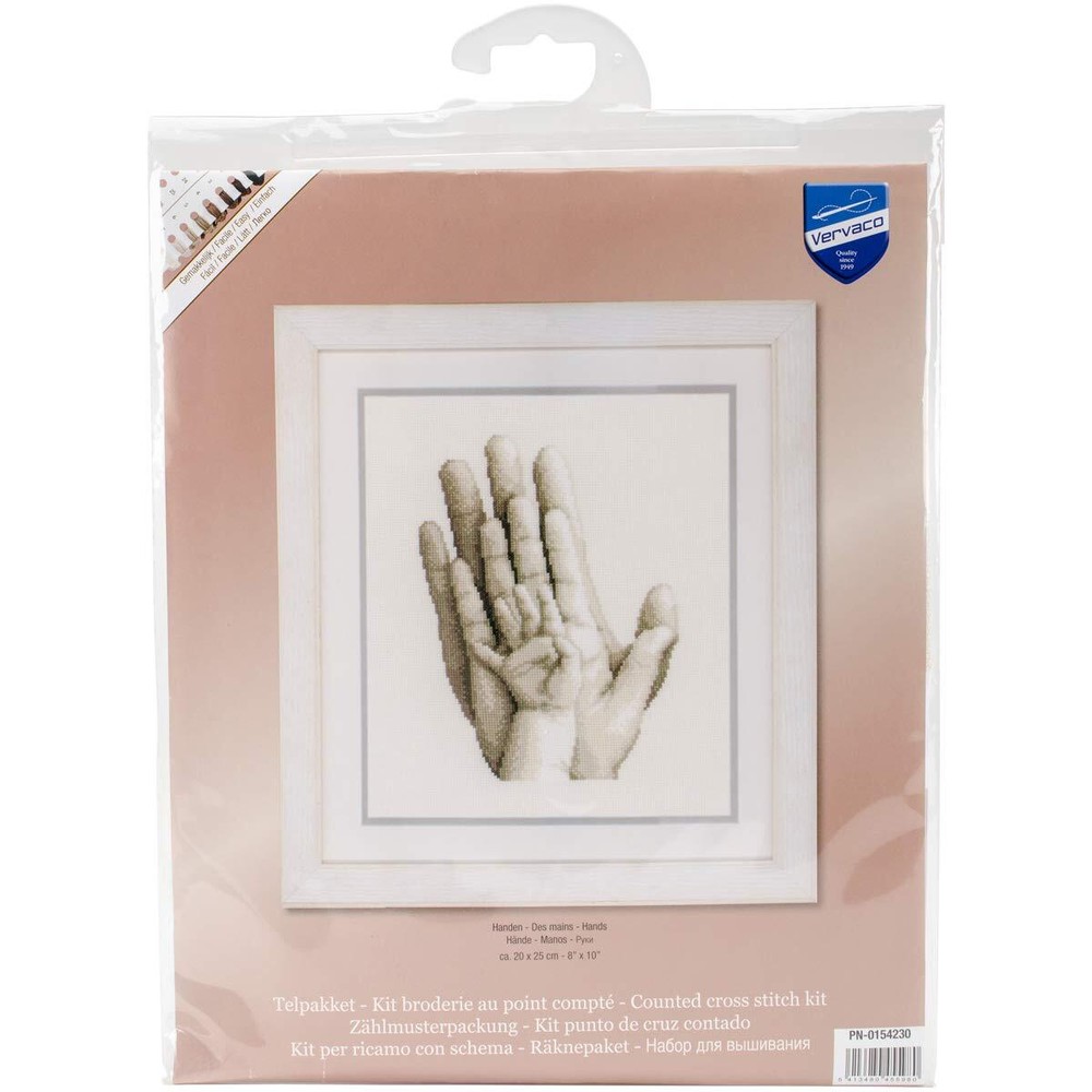 Counted Cross Stitch Kit Hands 8