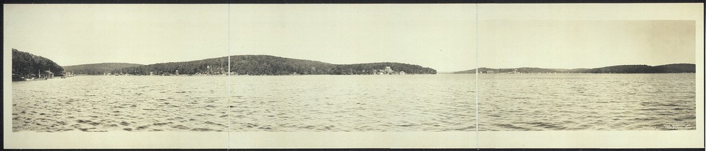 Photo:1913 Panoramic: Lake Hopatcong,N.J. from Pickeral Point