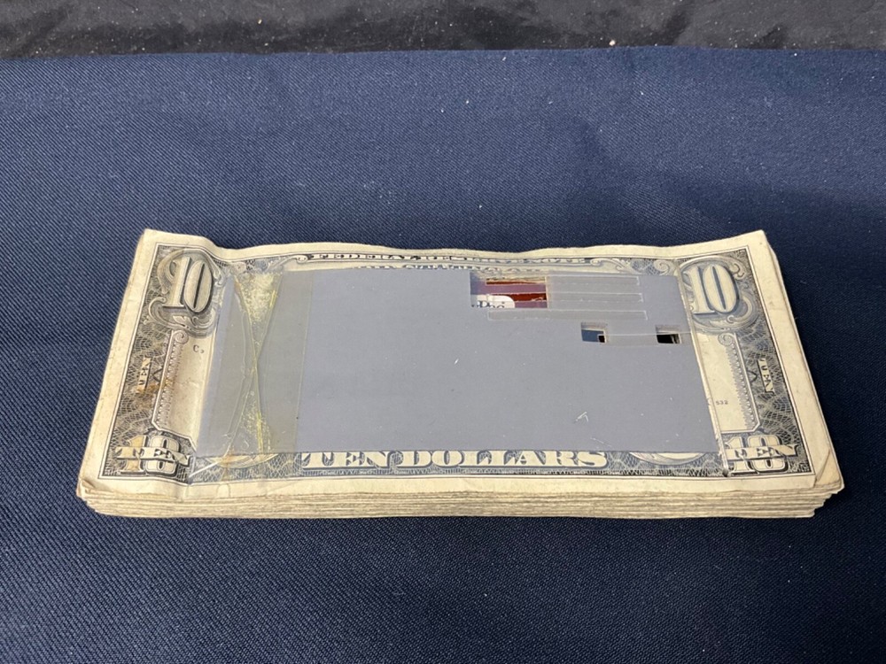 REAL $10 Bank Notes Exploding Money Dye Pack Bank Robberies from Secret service