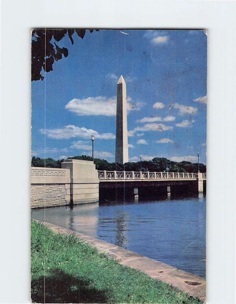 Postcard Washington Monument DC District of Columbia USA North America