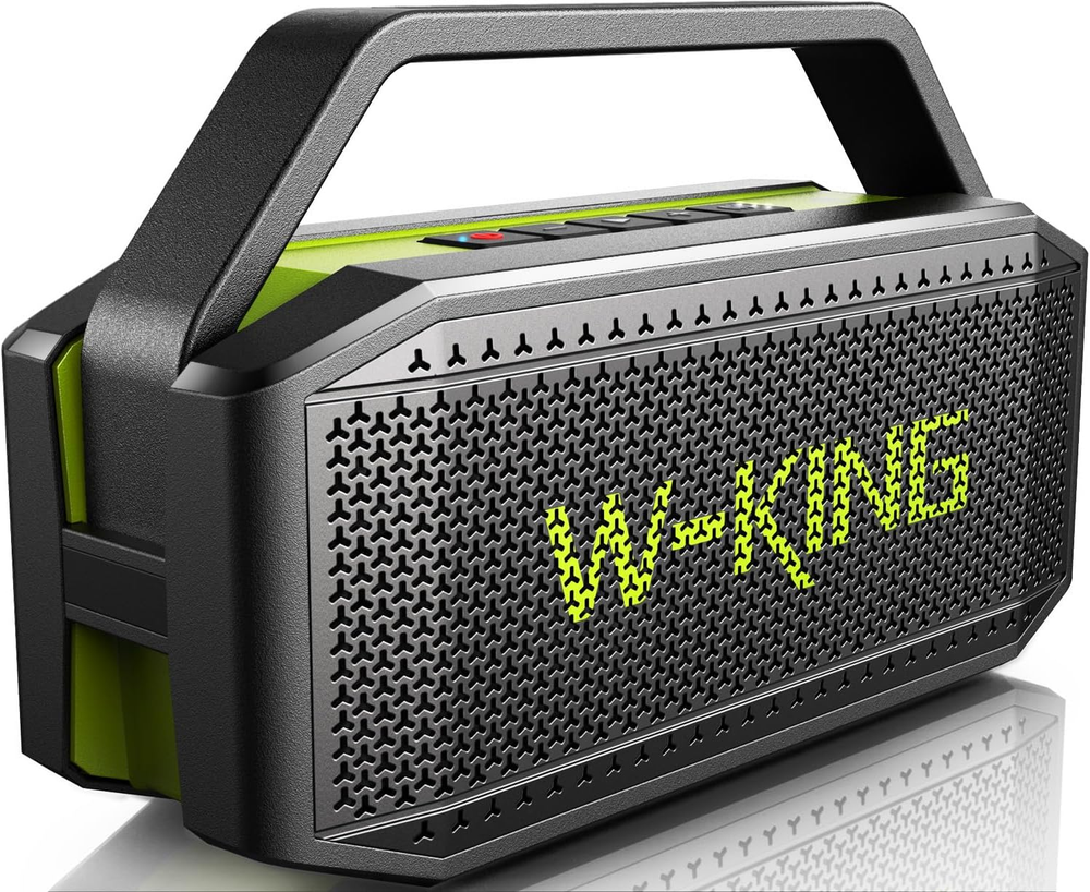 Portable Loud Bluetooth Speaker Wireless, 100W - IPX6 Waterproof Outdoor Speaker