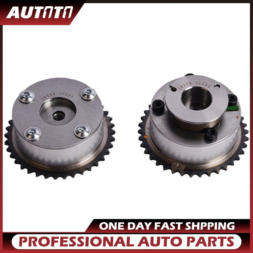 Intake ＆ Exhaust CVVT Gear Set For Hyundai Kia 2014-2019 3.3L 3.8L 24350-3CGA1`